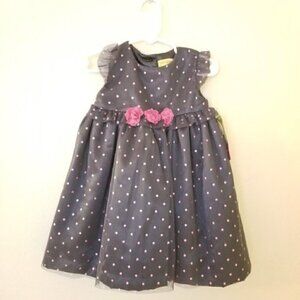 4/$25 Penelope Mack Black Dress Pink Star